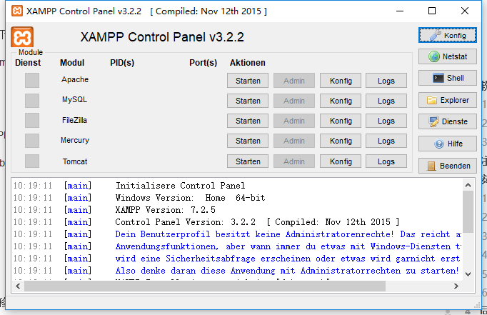 \(yn)xampp-controlD